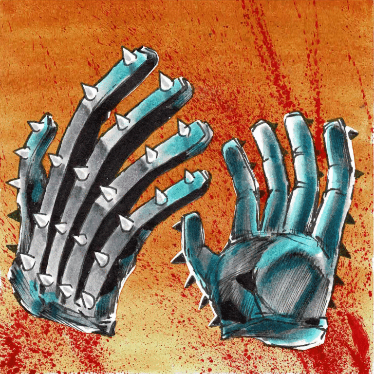 SPIKED ROLLER DERBY GLOVES SPIKED ROLLER DERBY GLOVES
