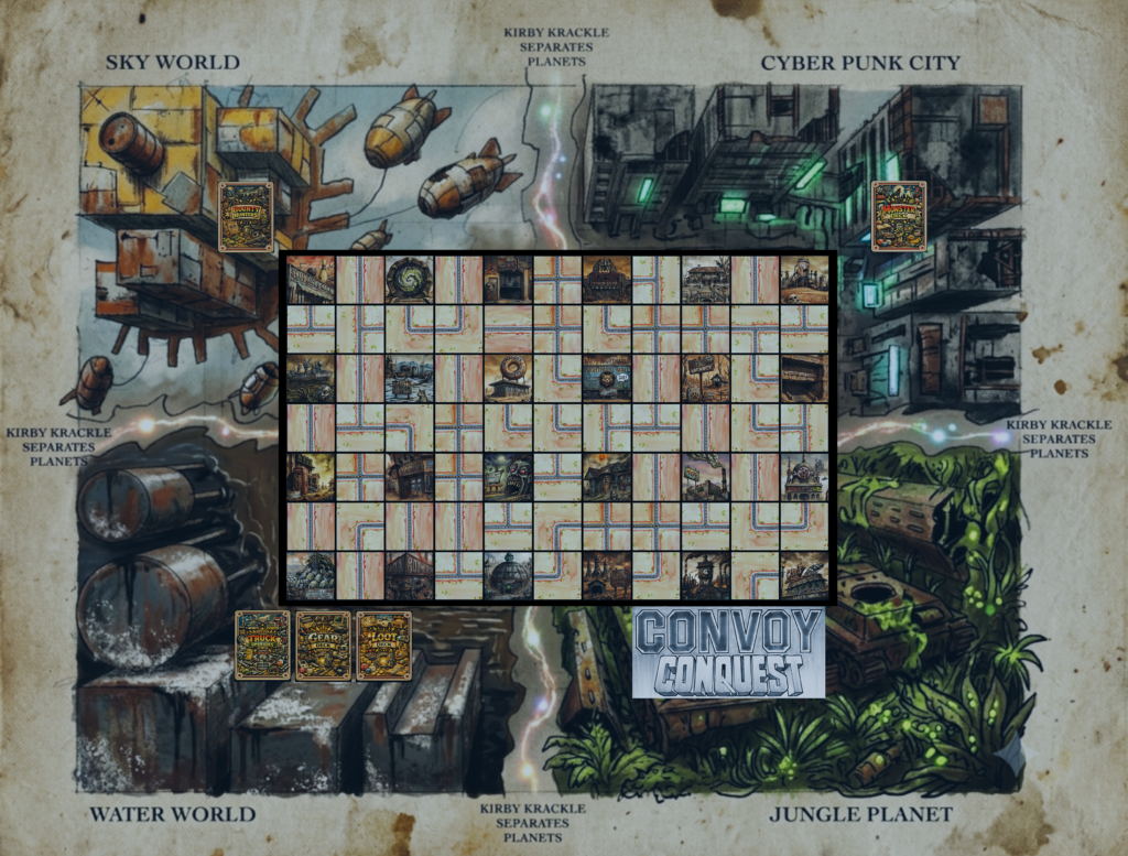 Convoy Conquest Game Board